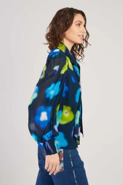 Flash Sale Blouse imprimée manches longues FEDERICA Les Blouses, Chemisiers & Tops