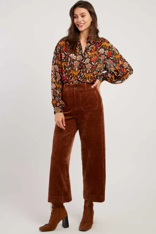 Sale Blouse imprimée manches longues FANCY Les Blouses, Chemisiers & Tops
