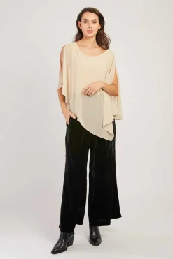 New Blouse unie asymétrique HANAEL Les Blouses, Chemisiers & Tops