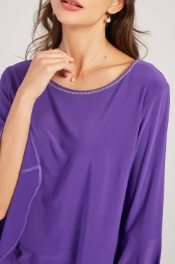 Cheap Blouse unie manches longues HAMILTON Les Blouses, Chemisiers & Tops