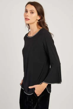 Cheap Blouse unie manches longues HAMILTON Les Blouses, Chemisiers & Tops