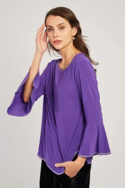Cheap Blouse unie manches longues HAMILTON Les Blouses, Chemisiers & Tops