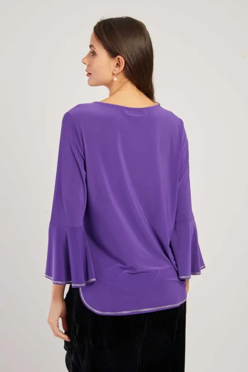 Cheap Blouse unie manches longues HAMILTON Les Blouses, Chemisiers & Tops