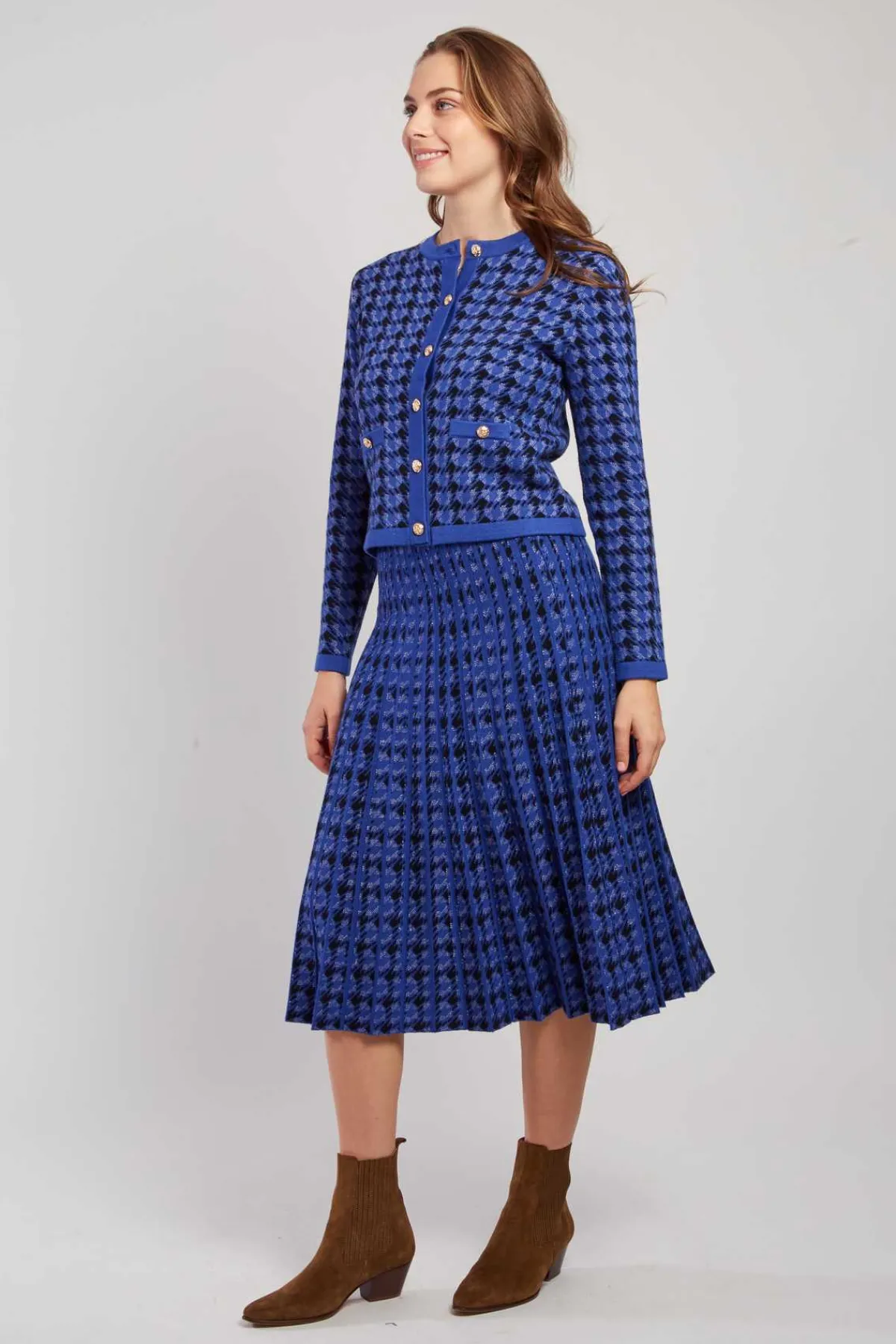 Best Sale Cardigan bicolore en maille avec motif imprimé DAISY Les Gilets, Cardigans & Pulls