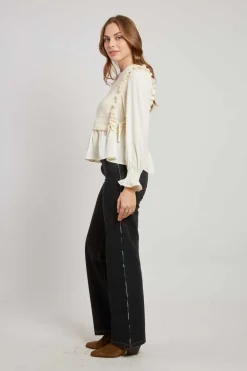 Best Chemise avec pull intégré CAMELIA Les Blouses, Chemisiers & Tops