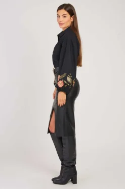 Shop Chemise brodée manches bouffantes HEIDELBERG Les Blouses, Chemisiers & Tops