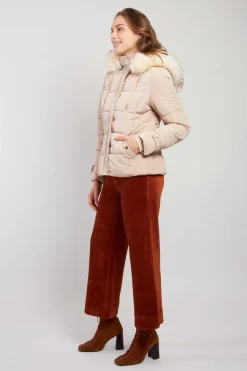 Cheap Doudoune à capuche fourrée EILEEN Les Manteaux, Vestes & Doudounes