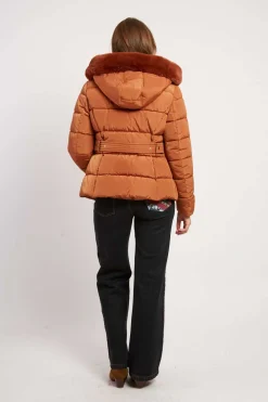 Cheap Doudoune à capuche fourrée EILEEN Les Manteaux, Vestes & Doudounes