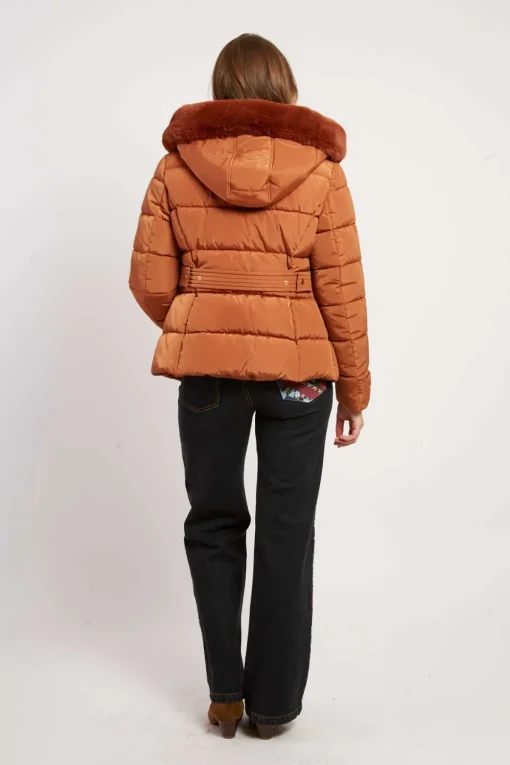 Cheap Doudoune à capuche fourrée EILEEN Les Manteaux, Vestes & Doudounes