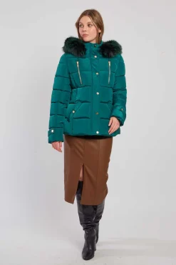 Cheap Doudoune à capuche fourrée EILEEN Les Manteaux, Vestes & Doudounes