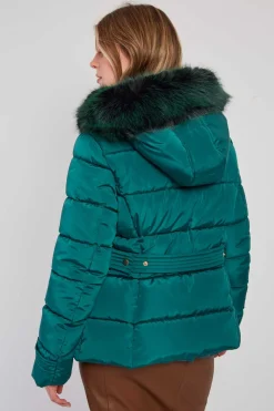 Cheap Doudoune à capuche fourrée EILEEN Les Manteaux, Vestes & Doudounes