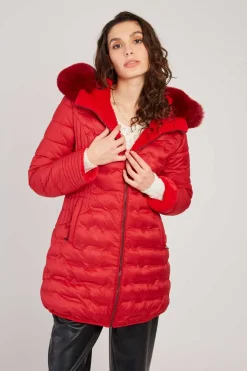 Cheap Doudoune mi-longue réversible EGLANTINE Les Manteaux, Vestes & Doudounes