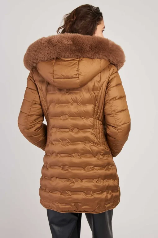 Cheap Doudoune mi-longue réversible EGLANTINE Les Manteaux, Vestes & Doudounes