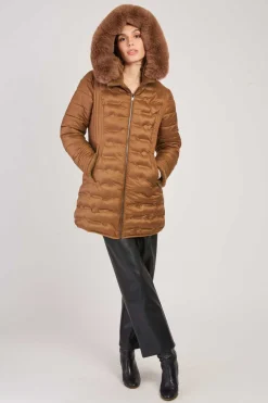 Cheap Doudoune mi-longue réversible EGLANTINE Les Manteaux, Vestes & Doudounes