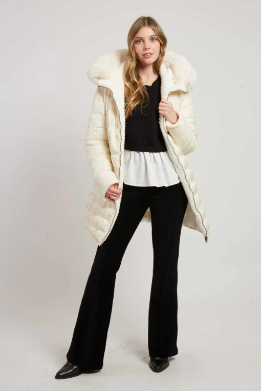 Cheap Doudoune mi-longue réversible EGLANTINE Les Manteaux, Vestes & Doudounes