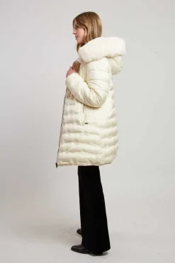 Cheap Doudoune mi-longue réversible EGLANTINE Les Manteaux, Vestes & Doudounes