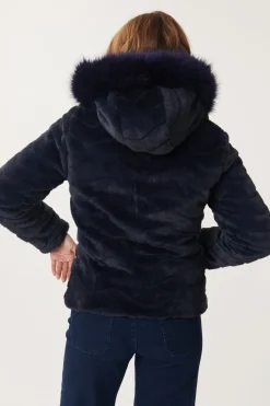 Fashion Doudoune réversible fausse fourrure FANTINE Les Manteaux, Vestes & Doudounes