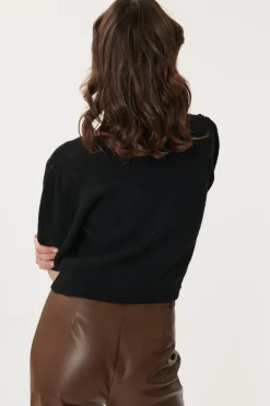 Online Gilet Court en Coton avec Boutons Bijoux LIANE La Maille|Les Blouses, Chemisiers & Tops