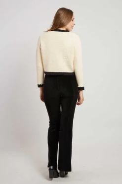 Cheap Gilet court élégant avec boutons DANAELLE Les Gilets, Cardigans & Pulls