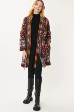Cheap Gilet ouvert Jacquard LANA La Maille|Les Gilets, Cardigans & Pulls