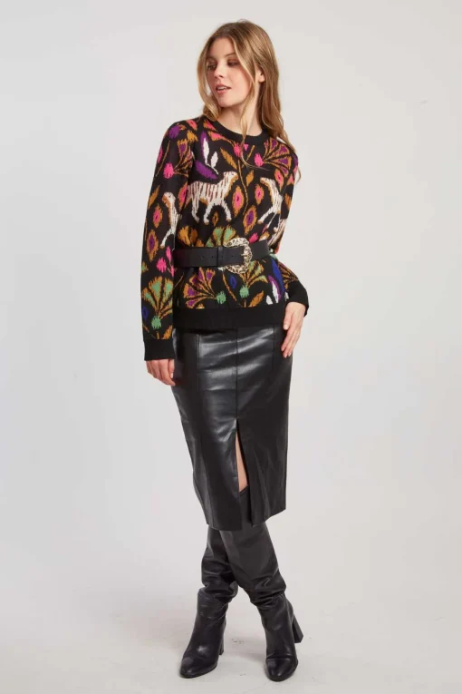 Sale Jupe crayon en similicuir GERTRUDE Les Jupes & Pantalons