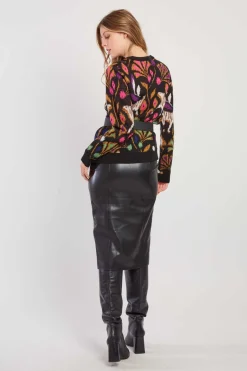 Sale Jupe crayon en similicuir GERTRUDE Les Jupes & Pantalons