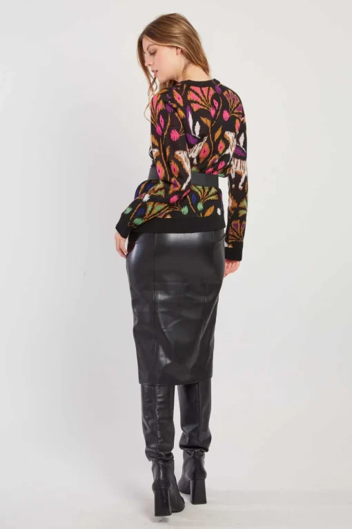 Sale Jupe crayon en similicuir GERTRUDE Les Jupes & Pantalons