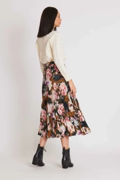 Online Jupe midi plissée et imprimée HAVANA Les Blouses, Chemisiers & Tops