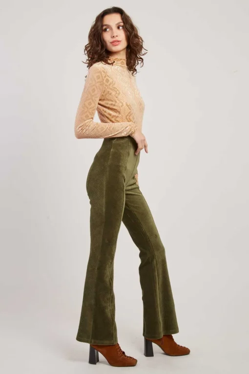 Store Pantalon en velours côtelé RAGTIME Les Jupes & Pantalons