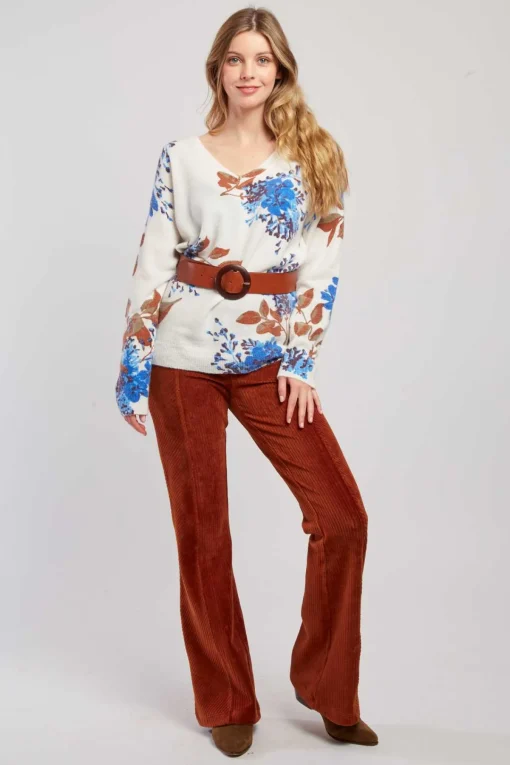 Store Pantalon en velours côtelé RAGTIME Les Jupes & Pantalons