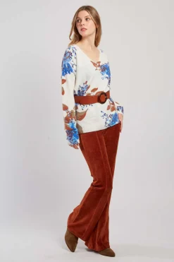 Store Pantalon en velours côtelé RAGTIME Les Jupes & Pantalons