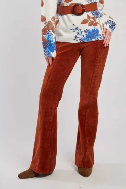 Store Pantalon en velours côtelé RAGTIME Les Jupes & Pantalons