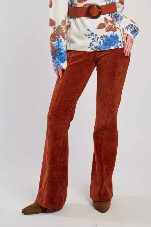 Store Pantalon en velours côtelé RAGTIME Les Jupes & Pantalons