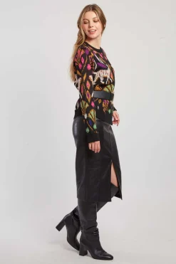 Store Pull à motif col rond CANDICE La Maille|Les Gilets, Cardigans & Pulls