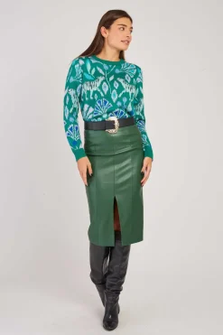 Store Pull à motif col rond CANDICE La Maille|Les Gilets, Cardigans & Pulls