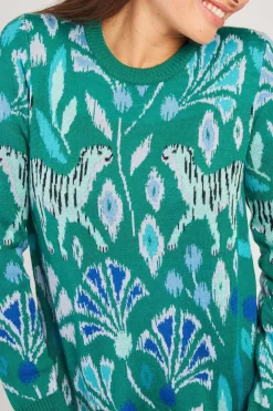 Store Pull à motif col rond CANDICE La Maille|Les Gilets, Cardigans & Pulls