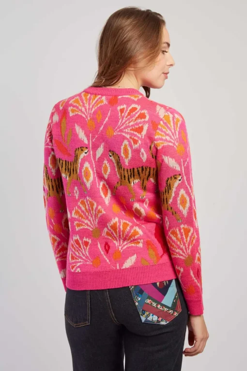 Store Pull à motif col rond CANDICE La Maille|Les Gilets, Cardigans & Pulls
