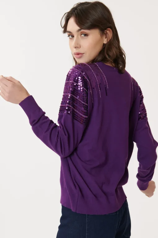 Sale Pull à Paillettes JOCELYNE Les Gilets, Cardigans & Pulls