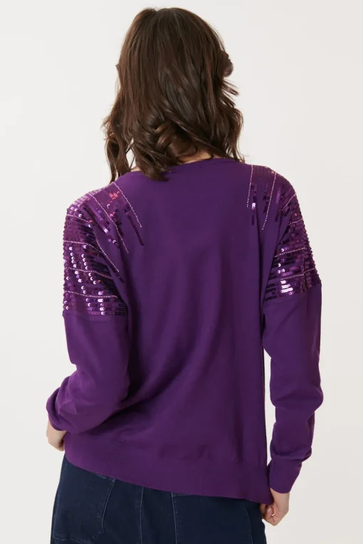 Sale Pull à Paillettes JOCELYNE Les Gilets, Cardigans & Pulls