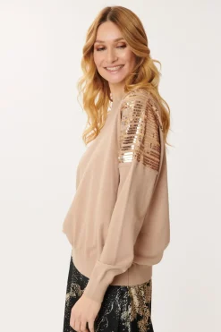 Sale Pull à Paillettes JOCELYNE Les Gilets, Cardigans & Pulls