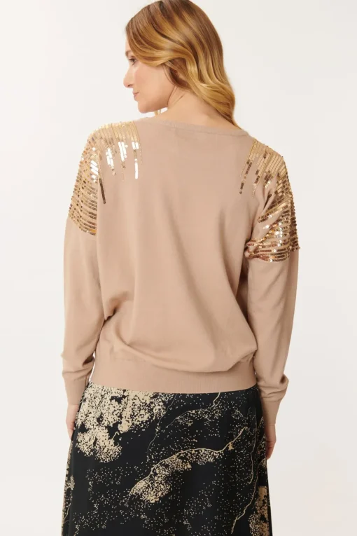 Sale Pull à Paillettes JOCELYNE Les Gilets, Cardigans & Pulls