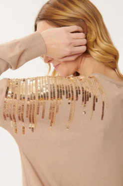 Sale Pull à Paillettes JOCELYNE Les Gilets, Cardigans & Pulls