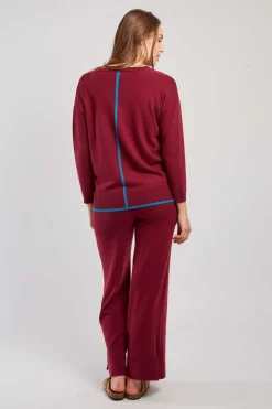New Pull uni en maille col V CARGESE La Maille|Les Gilets, Cardigans & Pulls