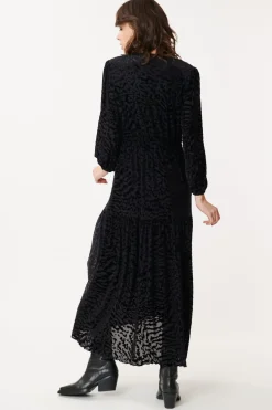 Hot Robe Ample à Manches 3/4 en jersey stretch DELIA Robes Imprimées|Robes Longues