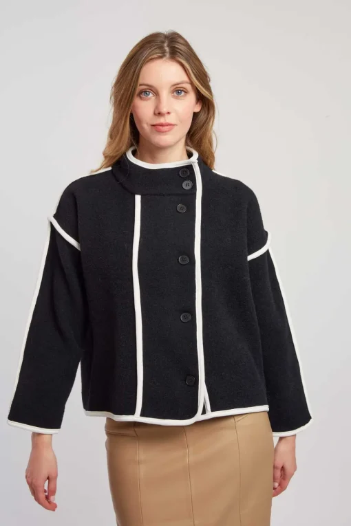 Store Veste courte col montant LAETICIA Les Manteaux, Vestes & Doudounes