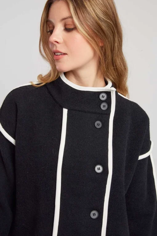 Store Veste courte col montant LAETICIA Les Manteaux, Vestes & Doudounes
