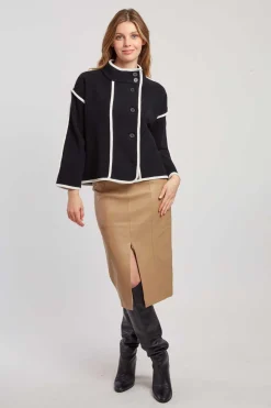 Store Veste courte col montant LAETICIA Les Manteaux, Vestes & Doudounes