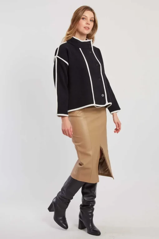 Store Veste courte col montant LAETICIA Les Manteaux, Vestes & Doudounes
