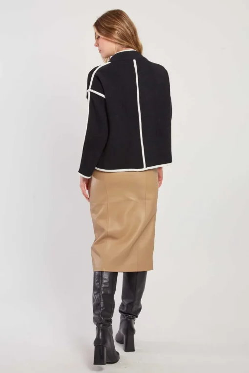 Store Veste courte col montant LAETICIA Les Manteaux, Vestes & Doudounes