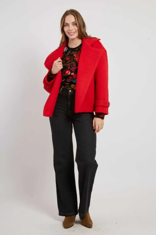 Store Veste courte en laine LILAS Les Manteaux, Vestes & Doudounes